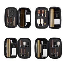 Gun Cleaning kit Bore Brush Pick Brass Cleaning Rod in Zippered Organizer Case