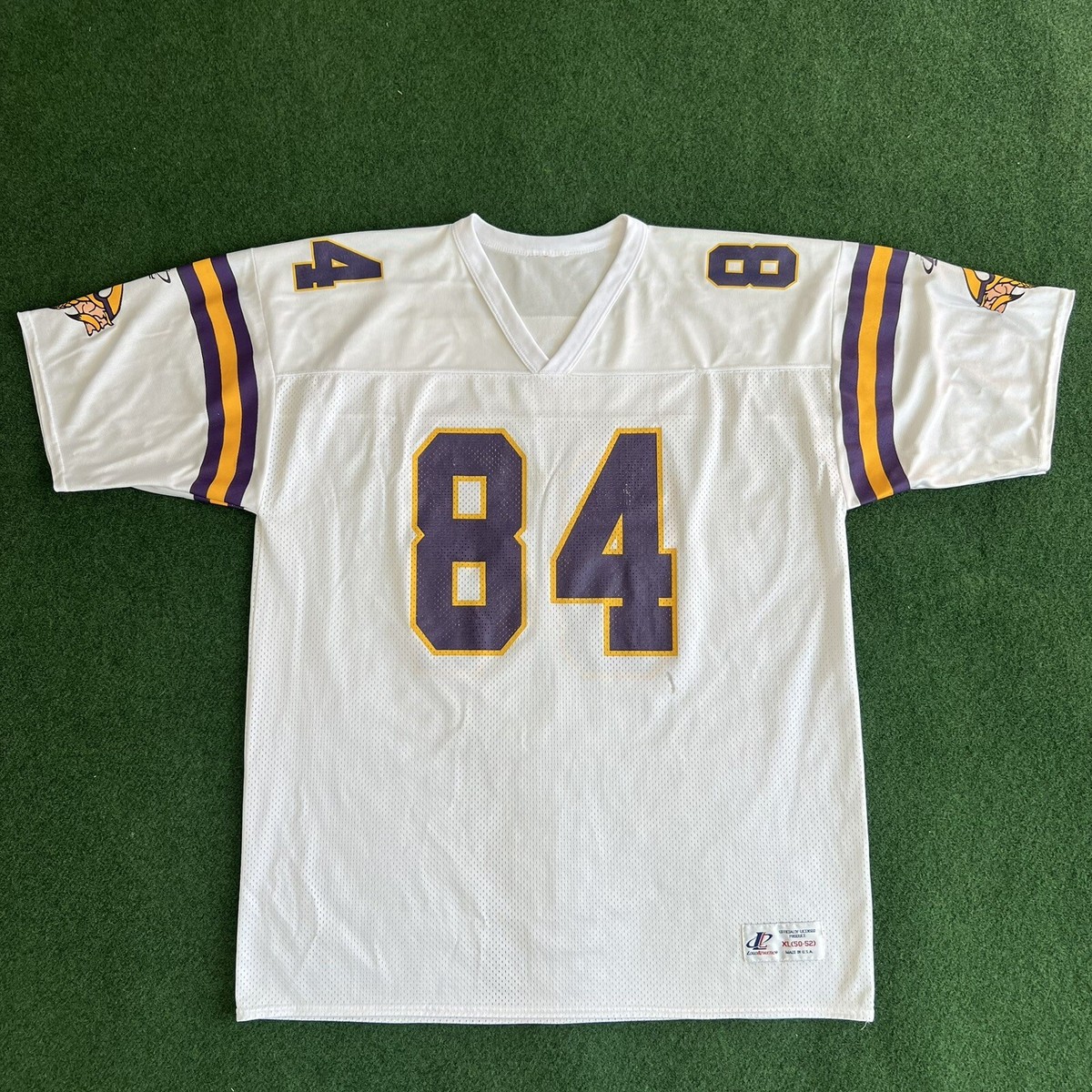 White randy moss jersey