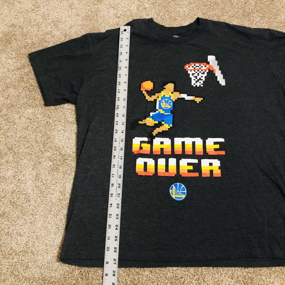 Caja Deportiva EDICIÓN LIMITADA Golden State Warriors Juego Sobre NBA Retro Camiseta XL Foto 4 de 4
