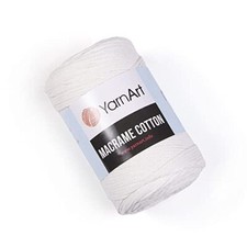 Macrame Cotton, Macrame Yarn for Crafting, Knitting, and 752-Off White