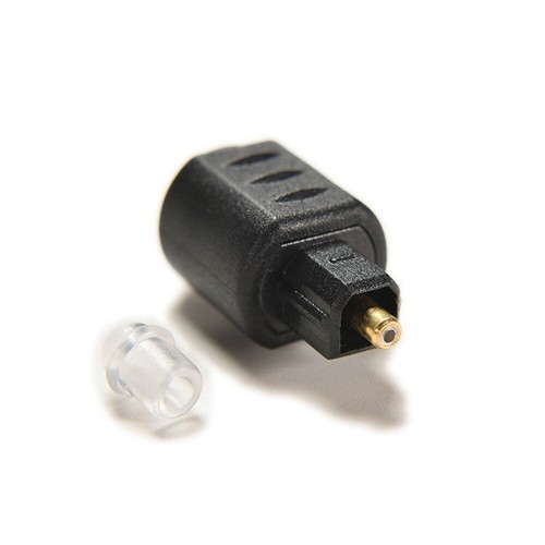 To Square Spdif Female To Male Optical Audio Adapter Mini Jack Plug To Toslink - Picture 7 of 7