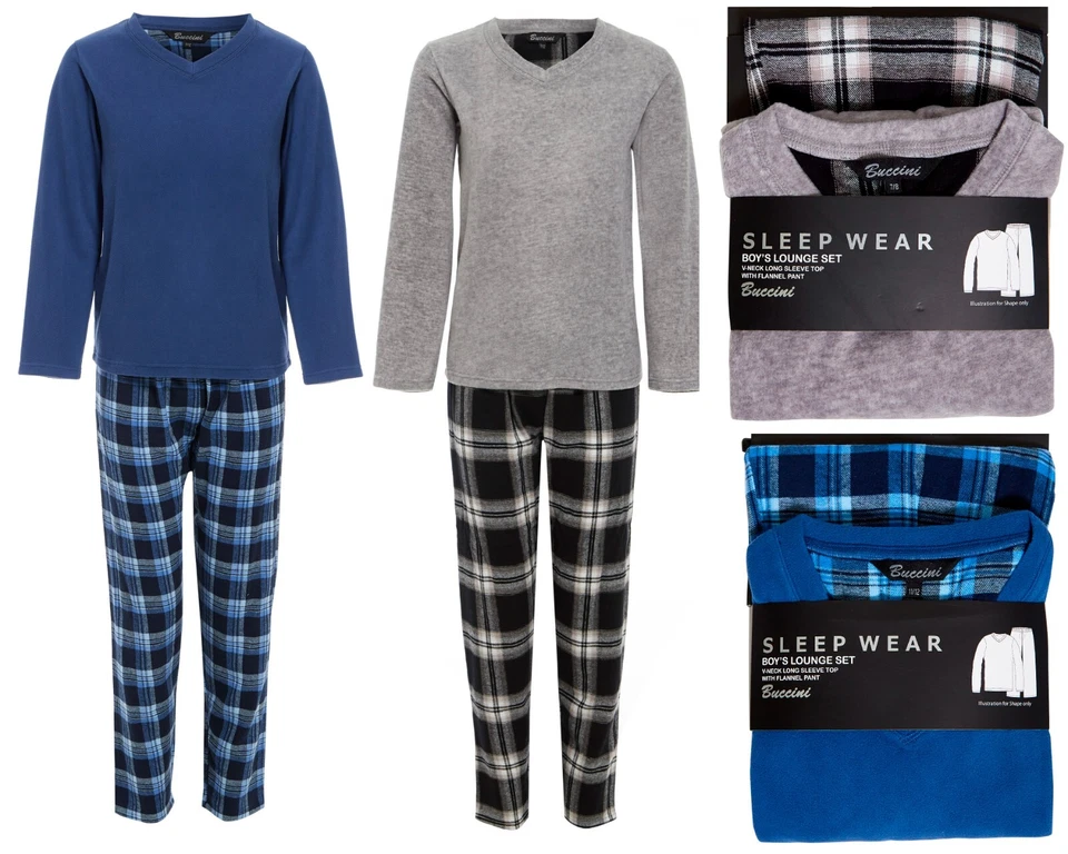 BRANDED DICKER Ex STORE Jungen Fleece Schlafanzug Supersoft Kuschelig Langarm Gaming Nachtwäsche