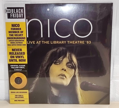 NICO - LIVE AT THE LIBRARY THEATRE 83 - YELLOW - RSD 2022 - LP