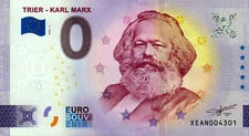 Zero Euro Note - 0 Euro Note - Trier - Karl Marx 2023-4