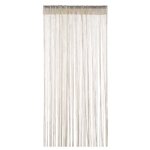 Cortina de cuerda paneles brillantes puerta mosquitera y divisor de habitación cortinas largas - Imagen 71 de 102