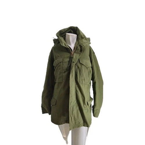 Vietnam Men's Coat Vintage 1973 Military Cold Weather DSA100 Quilted Liner