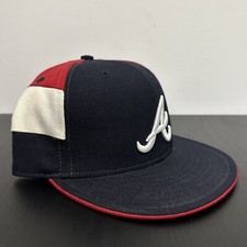 Atlanta Braves Hat New Era 7 3/8 Vintage Cap MLB Baseball Fashion Retro