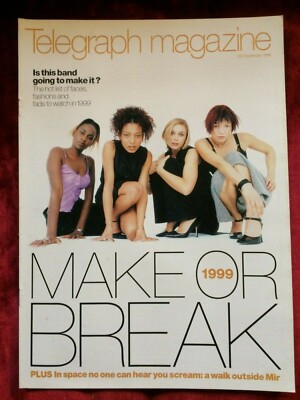 TELEGRAPH magazine 26/12/1998 MADE IN LONDON Simon Pegg Bryan Burrough Gel