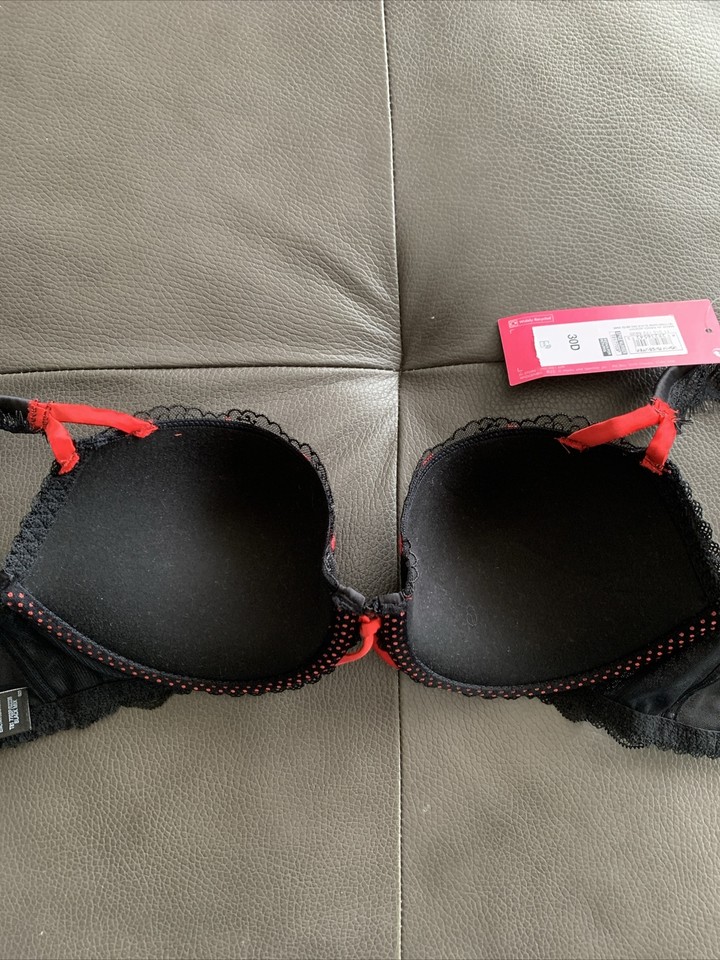 BNWT M&S BOUTIQUE UNDERWIRED PADDED BRA. BLACK MIX. UK 30D eBay