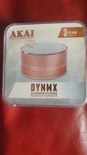 Akai Dynmx Rose Gold Pink Aluminium Bluetooth Speaker