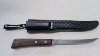 BEAR PAW HIGH CARBON STAINLESS STEEL HAND HONED FILLET JAPAN KNIFE (WBP002806)
