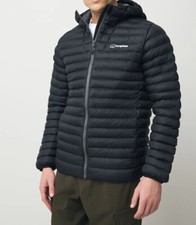 Image of Berghaus Mens Jacket Vaskey Hydroloft Insulated Warm Breathable Coat Navy Black