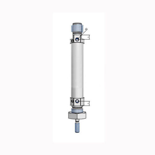 Festo Dsnu-16-40-Ppv-A Standard Cylinder 19229 Stroke 40Mm - Bild 2 von 2