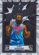 James Harden 2020-21 Optic Basketball My House Insert Chrome Card #12 Nets NBA