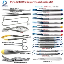 Periodontal Oral Surgery Kit Dental Tooth Luxating Instruments INSTUMAX®