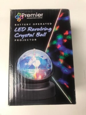 LED Stern Projektor Nachtlicht Farbe Rotierende Kristallkugel Galaxie Projektor