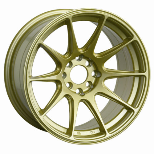 XXR 527 17x7.5 5x100/114.3MM +40 Gold Wheels Fits Accord Rsx Tsx Tiburon - 第 1/1 張圖片
