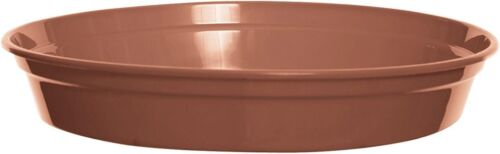 Set Kunststoff Pflanztöpfe Gartenblumen Topf & Untertassen Tablett Pflanzgefäß Terrakotta - Bild 21 von 26