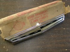 Nos Oem Ford 1961 Mercury Hood Ornament Emblem Monterey Montclair Trim