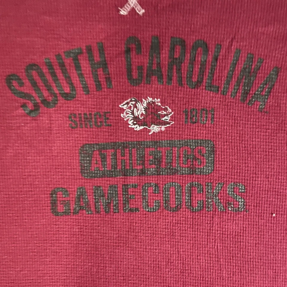 USC South Carolina Gamecocks Red Long Sleeve Thermal Shirt Small - Image 2 of 4