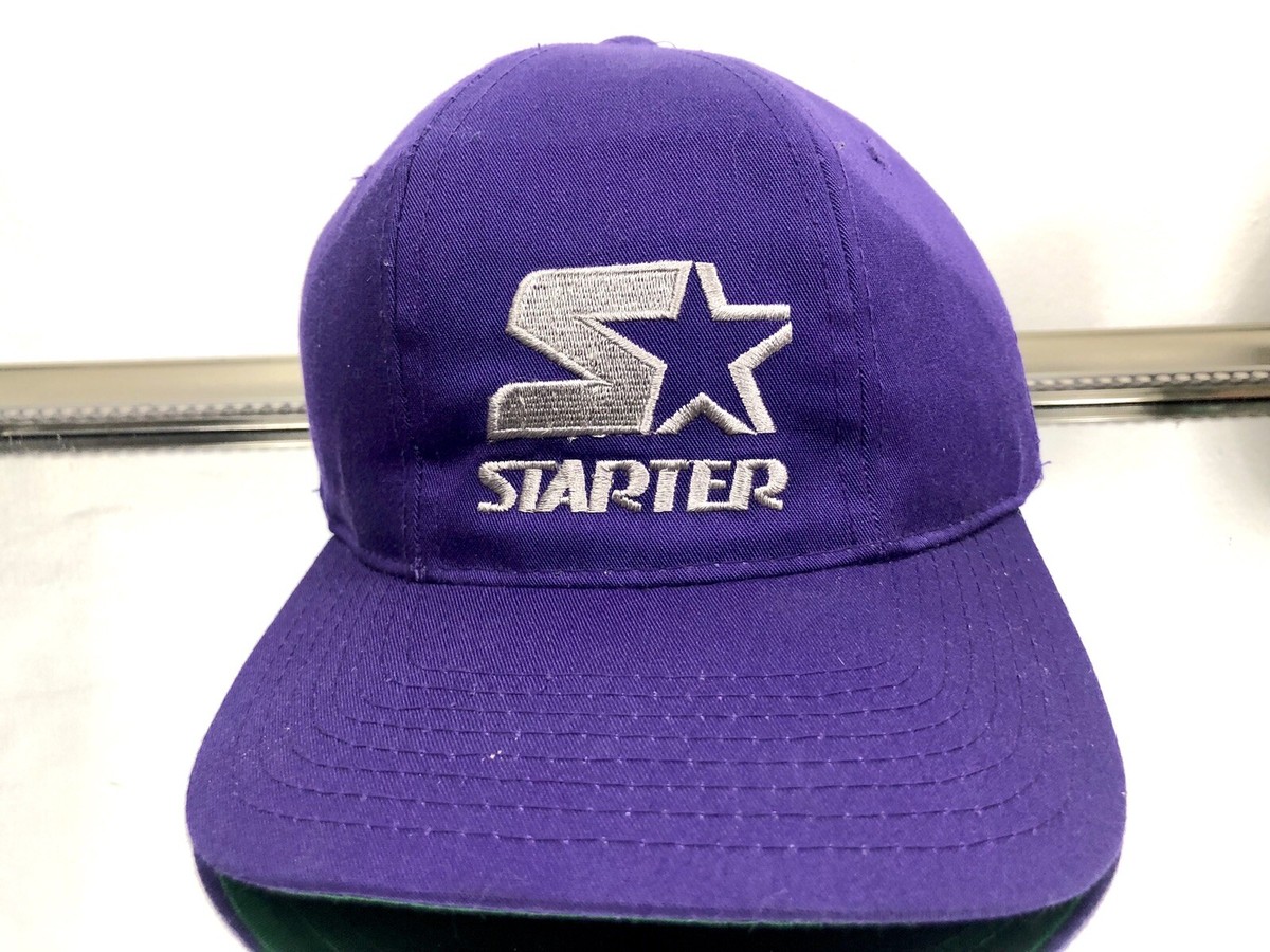 Vintage Starter Cap Purple Snap Back The Classics Tri Power