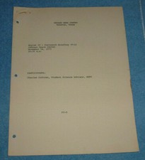 NASA Skylab IV Prelaunch Briefing Transcript Nov 14, 1973