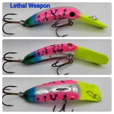 Yakima Bait Maglip 3.5 Limited Rare Fishing Lure Lethal Weapon Ycode 048 New 🔥