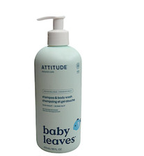 Attitude Baby Leaves Shampoo Body Wash Good Night 16 fl. oz/473 ml.