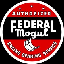 Federal Mogul Authorized Bearing Service NEW Sign 14" Dia. Round AMERICAN STEEL