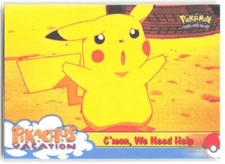 1998 Pokemon The First Movie #53 C'Mon, We Need Help Blue Label