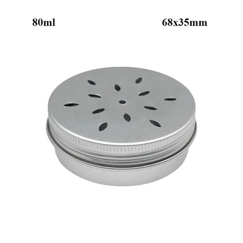 Metal Cosmetic Face Eye Cream Packing Hollow Out with Holes Empty Can - Picture 7 of 19