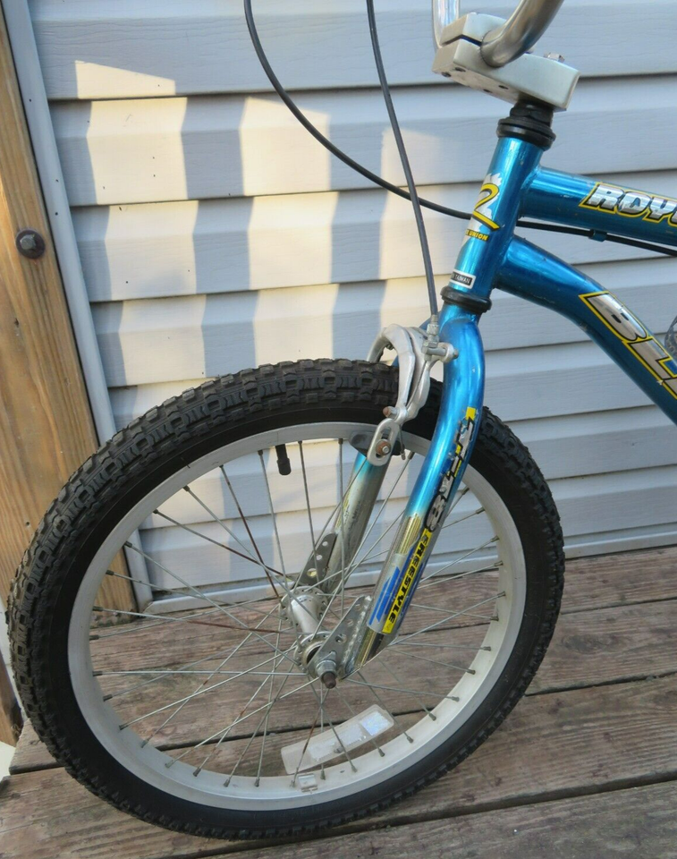 Royce Union Blitz T18 Freestyle BMX Chrome Bike 1996 Double Handlebar