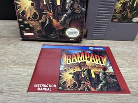 Rampart Jaleco Nintendo Entertainment System NES Game Complete