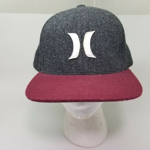 Hurley Hat Yupoong Snapback Hat Wool 