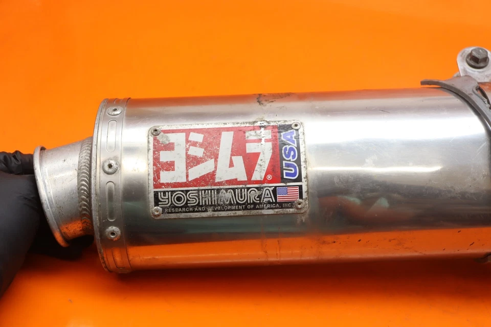 2006-2007 SUZUKI GSXR 600 YOSHIMURA EXHAUST PIPE MUFFLER SLIP ON CAN SILENCER - Image 2 of 4