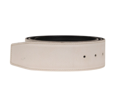 Hermes 41 MM H Belt Reversible Leather Strap Size 85 Black  display picture 1