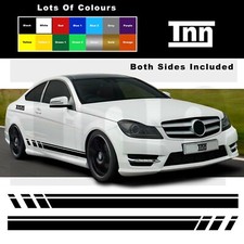 Per Mercedes Benz Classe C Adesivi Strisce Laterali Decalcomanie AMG Edition C63 507 W204