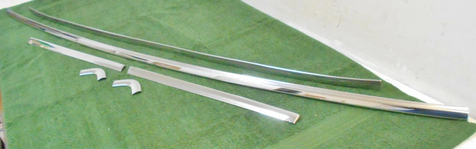 Mustang GT 1964 1965 1966 cupé original juego de molduras de molduras de ventana trasera show pulido Foto 3 de 4