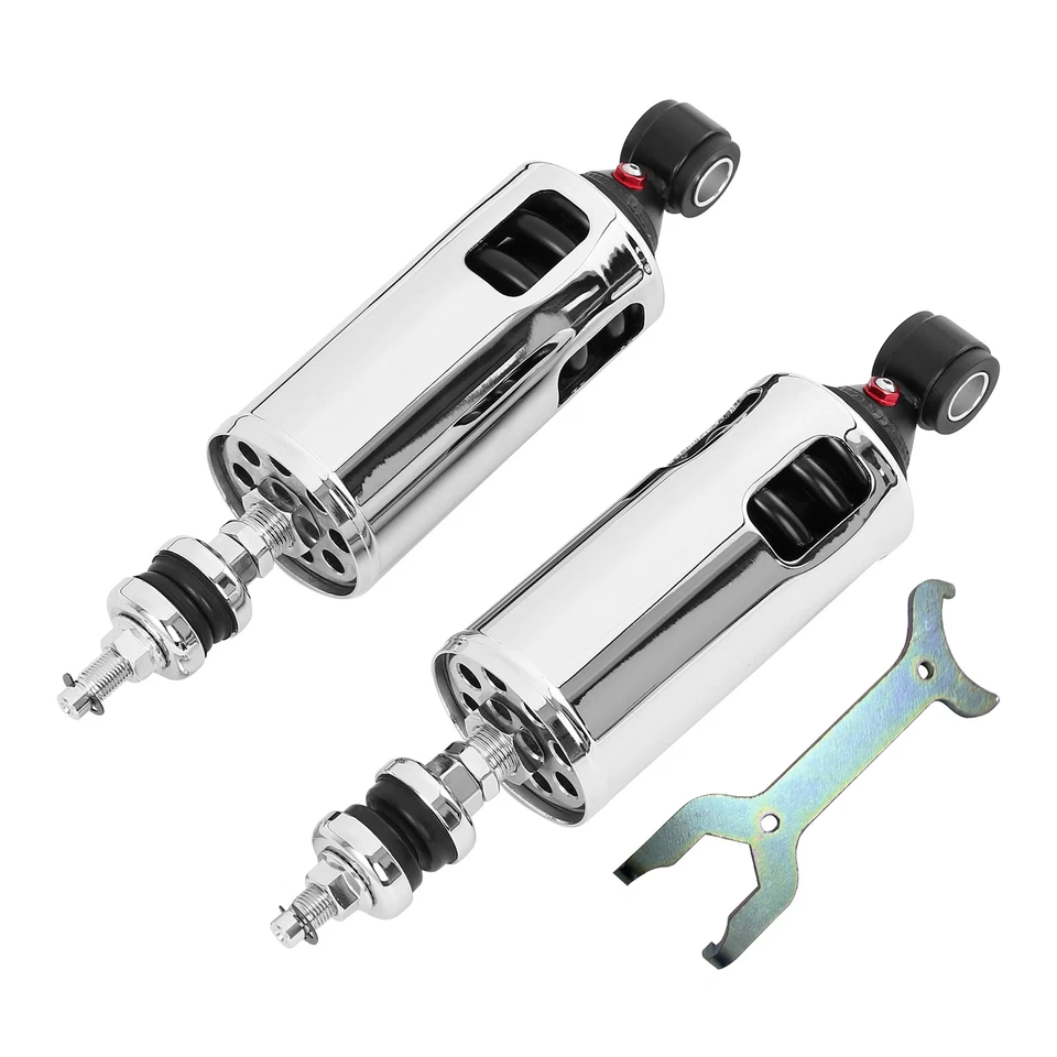 Rear Suspension Rear Shock Fit For Harley Softail Breakout Deluxe 00-17Chrome - Image 2 of 4