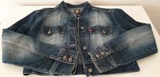 Womens Demin Cropped Style Jacket Length Slim Fit Uk Size: 12/14