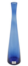 Vaso Portafiori Decorativo STILO SCHERZER in Vetro Blu 36 cm