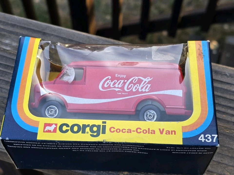 Vintage Corgi Coca Cola Van New in Original Box Early Old Diecast #437 - Image 2 of 4