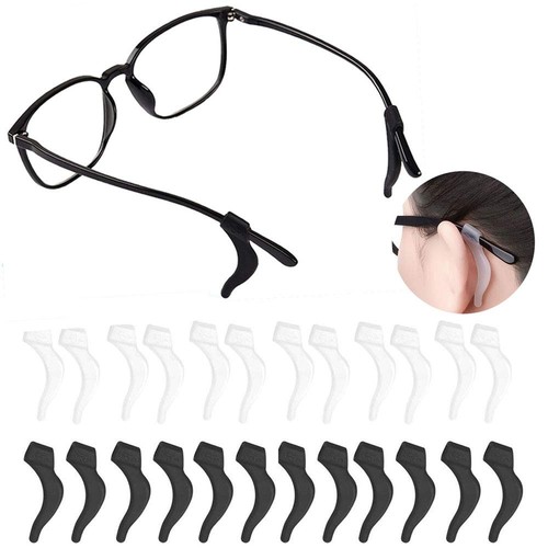 HKIDEE Eyeglass Ear Grip, Anti - Slip Comfortable Silicone Elastic Eyeglasses...