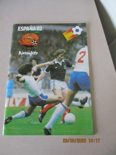 Spain 1982 World Cup empty sticker album Espana 82 Naranjito by Screenbrook