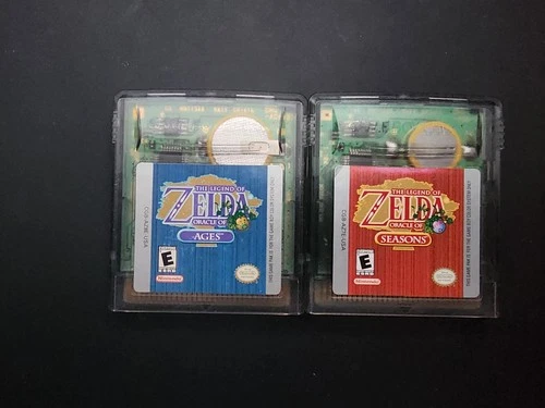 Legend Of Zelda Oracle Of Ages And Seasons Bundle Nintendo Game Boy Color