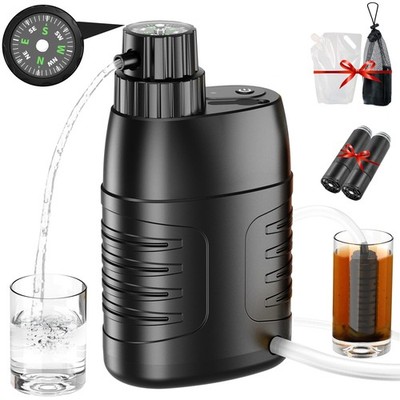 YOTAN Electric Water Purifier Survival, 0.01 Micron 6-Stage Portable Water Filte