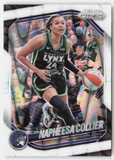 2025 Panini Prizm WNBA #8 Napheesa Collier White Seismic Prizms