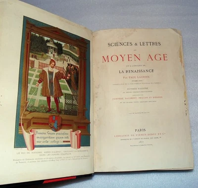 Sciences et Lettres au Moyen Âge et à l’époque de la Renaissance Paul LACROIX - Photo 1/4