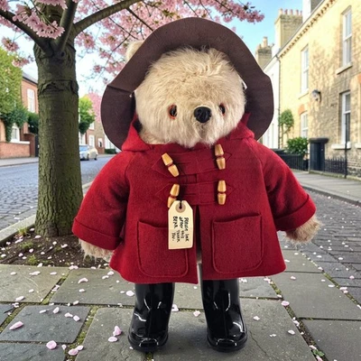 VTG Gabrielle Paddington Bear First Issue 1972 PB Wellington Boots Coat Hat Tag - Image 1 of 4