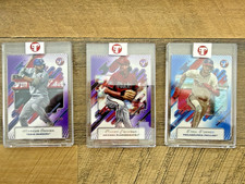 2025 Topps Pristine Encased Lot: Trea Turner, Randy Johnson, Marcus Semien